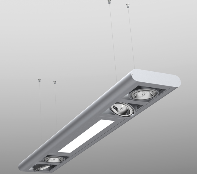 Customized lighting structures for pendant or surface mounting