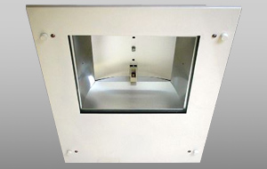 Floodlight for discharge lamps